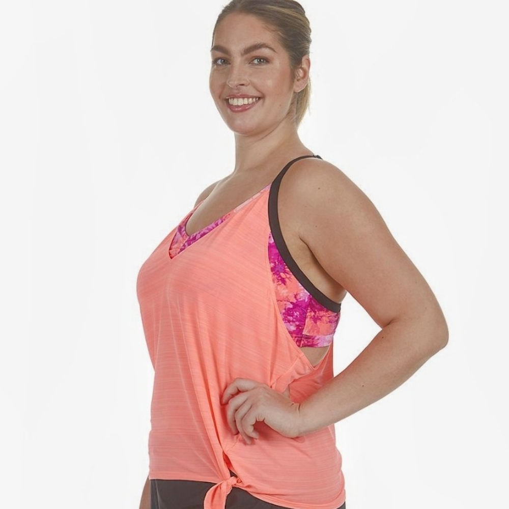 NWT 2-In-1 Tankini / Workout Top 1X